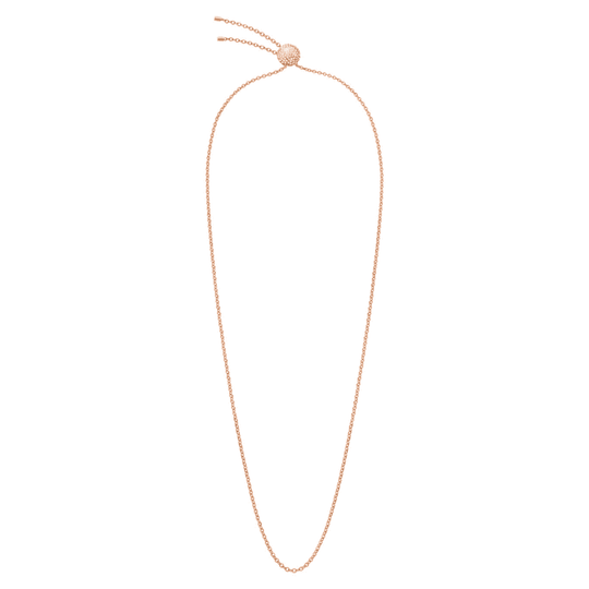 Crystal Side Necklace - Rose Gold - KJ5QPN140100