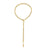 Medium Link Lariat Necklace - Gold - CC-G-NE-13-S1