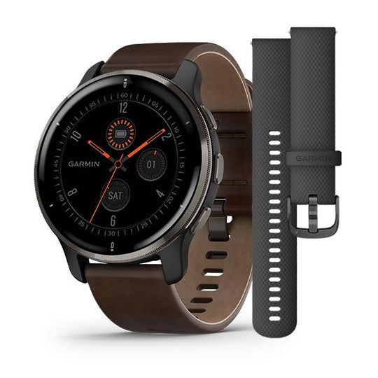 Venu 2 Plus Smart Watch, 43mm - Brown/Slate - 010-02496-15