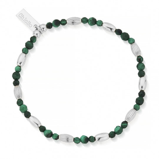 Alternative Rice Malachite Bracelet - Silver - SBMLRCO