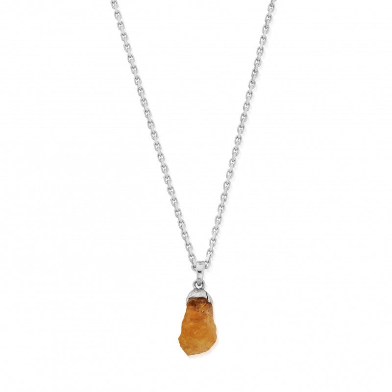 chlobo-citrine-raw-nugget-necklace-silver-snbc3195