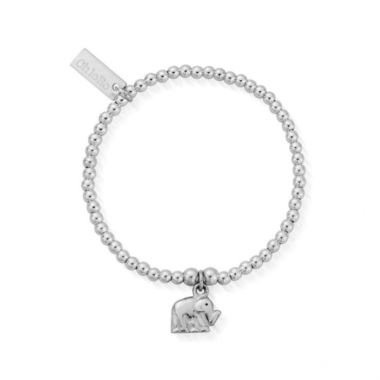 Cute Charm Elephant Bracelet - Silver - CSBCC405