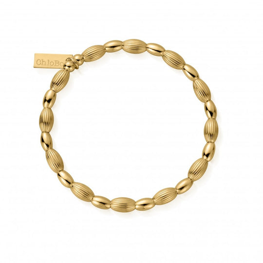 Cute Oval Bracelet - Gold - GBCOR