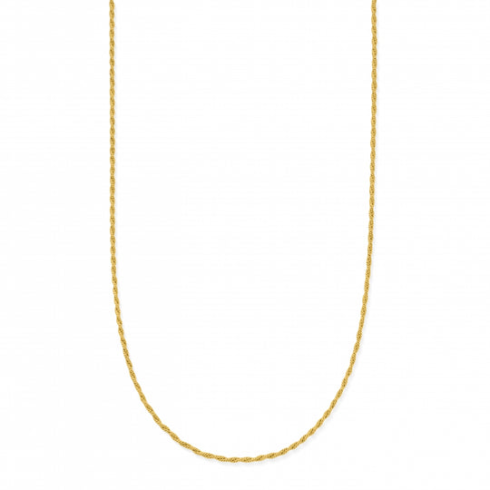 Dainty Rope Chain Necklace - Gold - GNDROPE