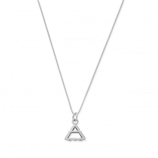 Delicate Box Chain Air Necklace - Silver - SNDB3100