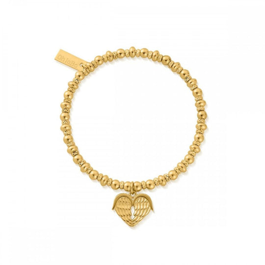 Didi Sparkle Heavenly Heart Bracelet - Gold - GBDS1024