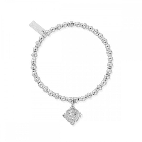 Didi Sparkle Lion Head Bracelet - Silver - SBDS889