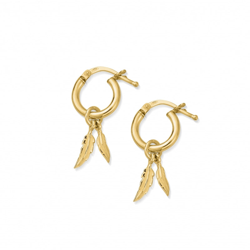chlobo-double-feather-hoop-earrings-gold-geh1096
