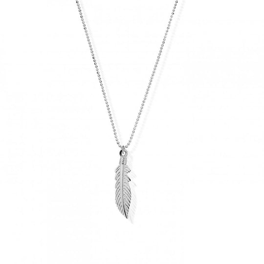 Feather Pendant - Silver - SCDC2717