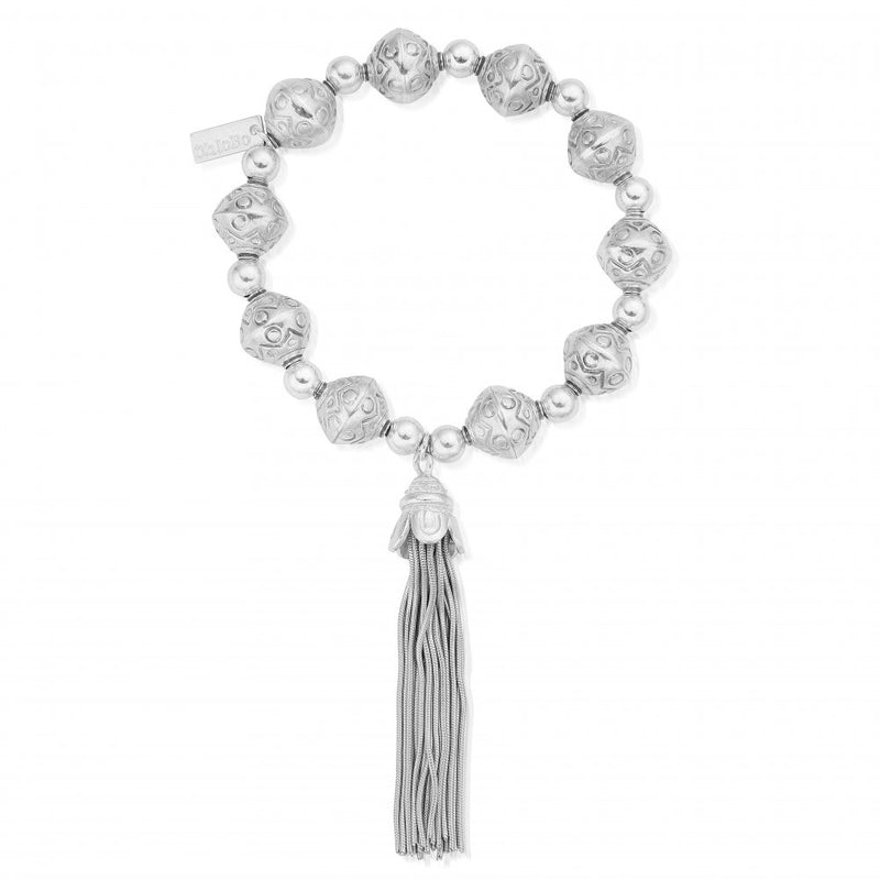 chlobo-feature-bead-tassel-bracelet-silver-sbfea948