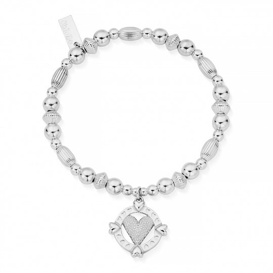Follow Your Heart Bracelet - Silver - SBCDR3224