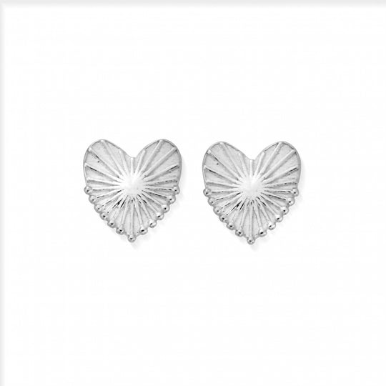 Glowing Beauty Stud Earrings - Silver - SEST3216