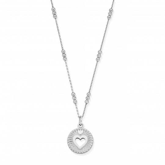 Guiding Heart Necklace - Silver - SNTBB3220