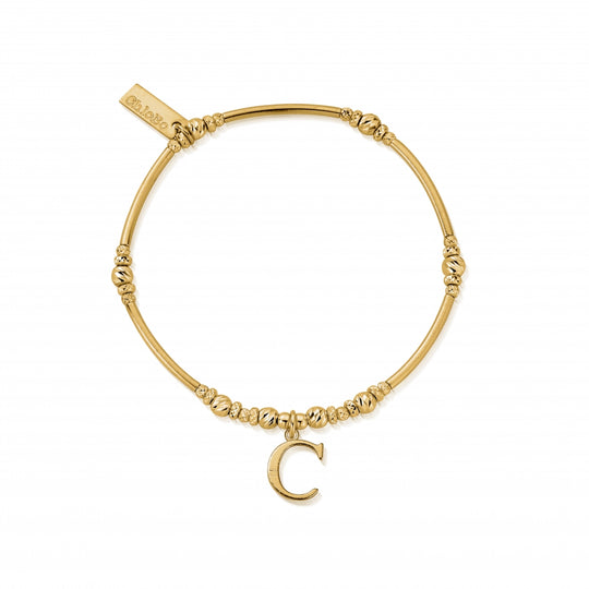Initial Bracelet - C - Gold - GBMNFR4043C