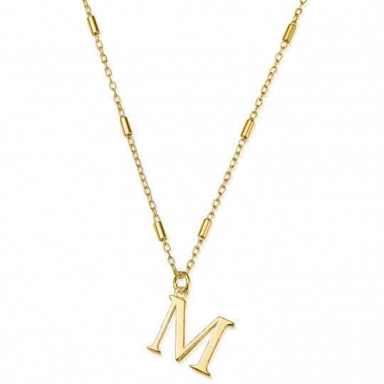 Initial Necklace - M - Gold - GNCC4041M