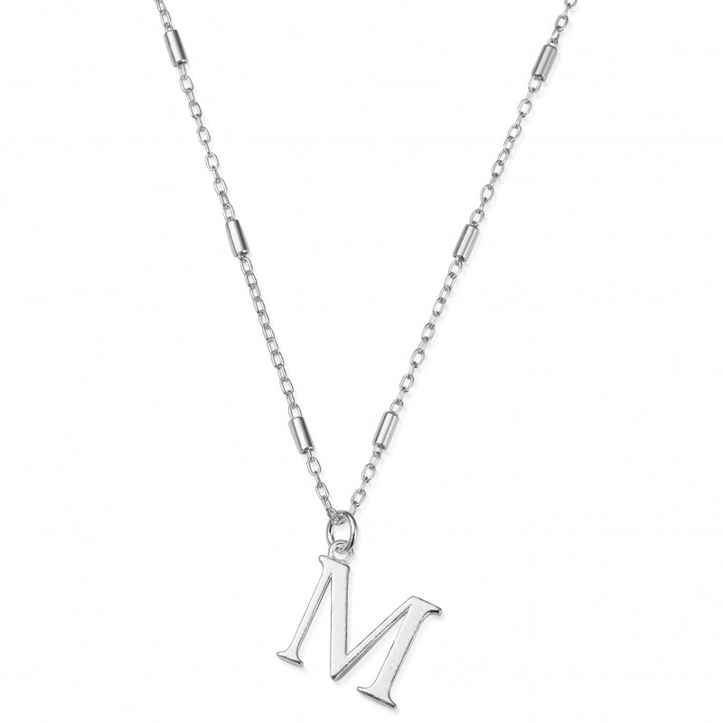 chlobo-initial-necklace-m-silver-sncc4040m