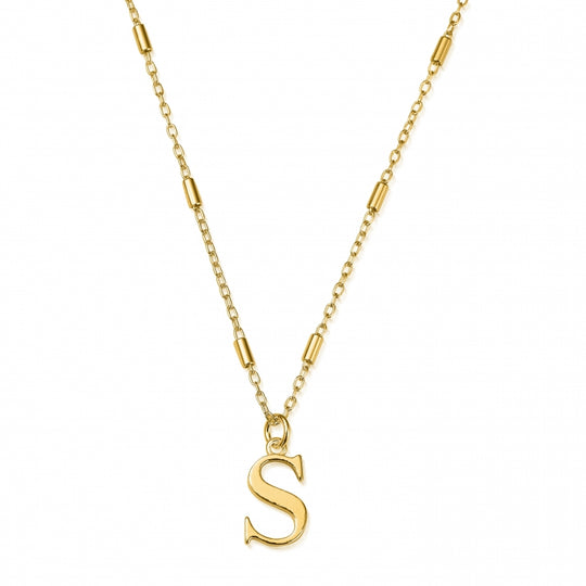 Initial Necklace - S - Gold - GNCC4041S
