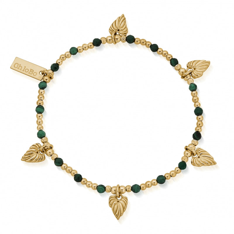 chlobo-leaf-heart-malachite-bracelet-gold-gbmfb3241