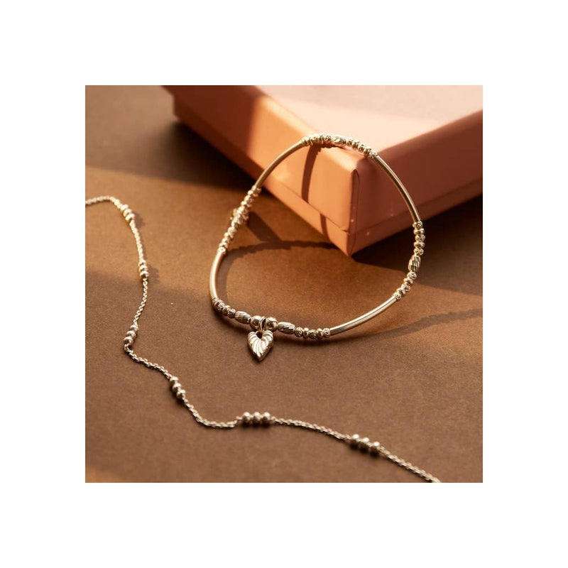 chlobo-leaf-heart-sparkle-bracelet-silver-sbmnds3240