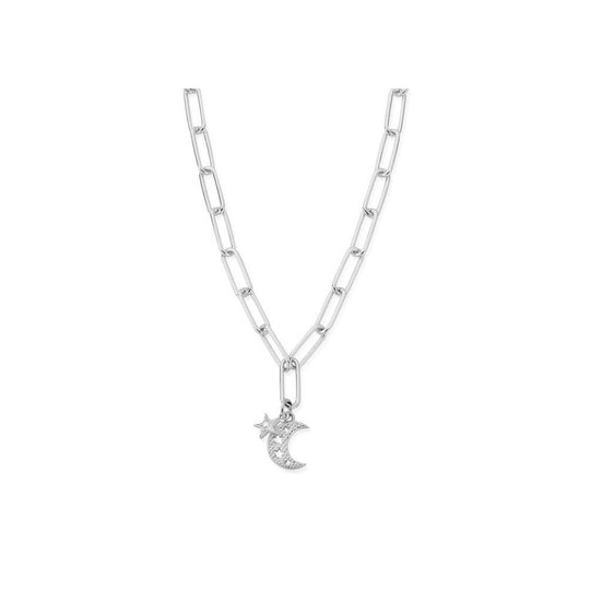 Link Chain Hope & Guidance Necklace - Silver -  SNLC30783028