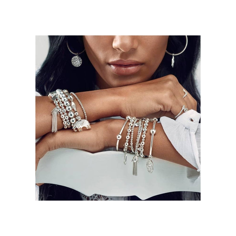 chlobo-medium-ball-scallop-heart-bracelet-silver-sbmb014