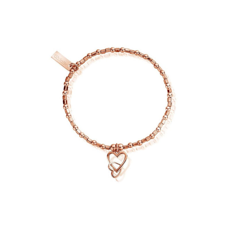 chlobo-mini-cube-interlocking-love-heart-bracelet-rose-gold-rbcfb57