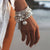 chlobo-mini-disc-tassel-bracelet-silver-sbmd933