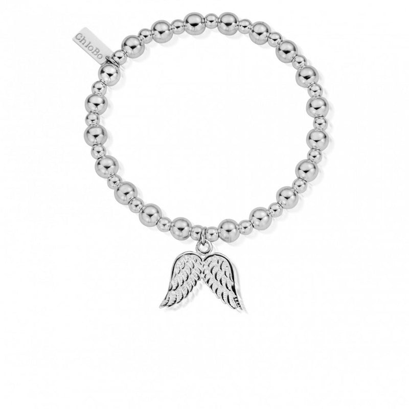 chlobo-mini-double-angel-wing-bracelet-silver-sbmsb702