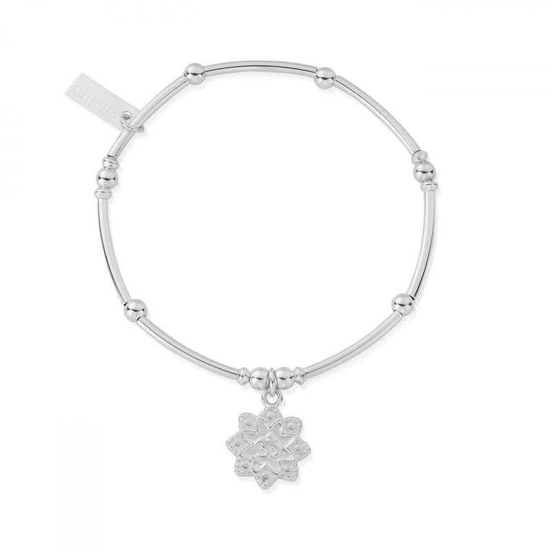 chlobo-mini-noodle-ball-flower-om-bracelet-silver-sbmnb693