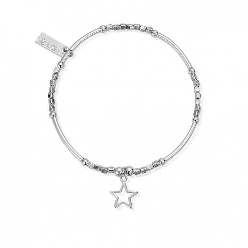 chlobo-mini-noodle-cube-small-open-star-bracelet-silver-sbmnc097