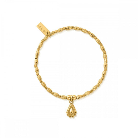 Soul Glow Raindrop Bracelet - Gold