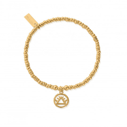 Sparkle Disc Fire Bracelet - Gold - GBSD3111