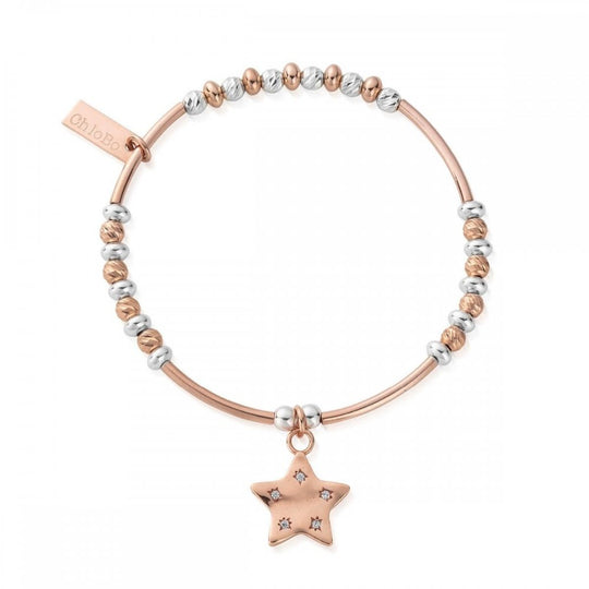 Sparkle Star Bracelet - Rose/Silver - MBSBNH4023