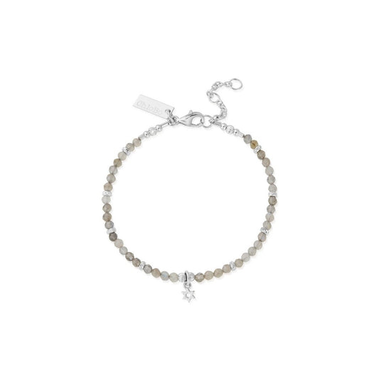 Star Ruler Bracelet - Labradorite - Silver - SBLMC3058