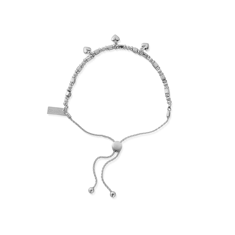 chlobo-triple-heart-adjustable-bracelet-silver-sba1199