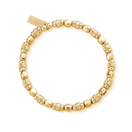 Twisted Cube Bracelet - Gold - GBTCUBE