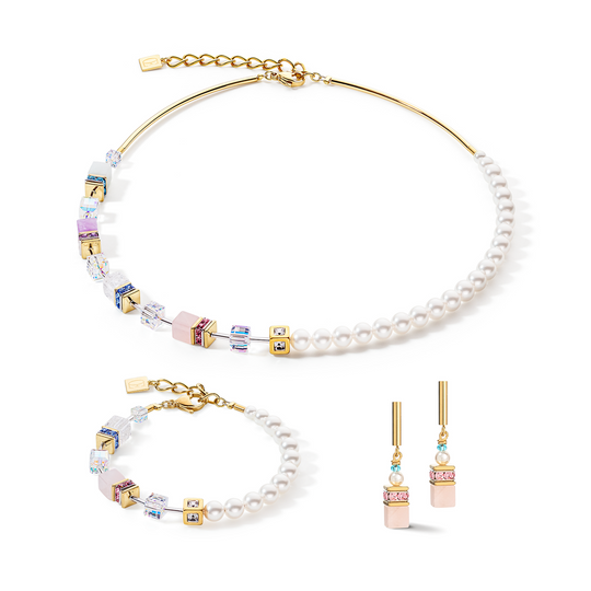 GeoCube Fusion Pearl Set - Multi/Pastel - 5086/SET-1522