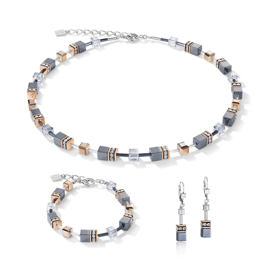 Geocube Ice Blue Jewellery Set - 4015/SET-0730