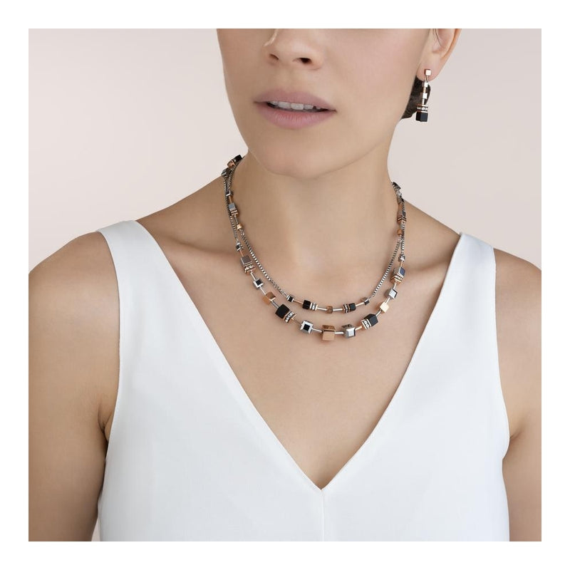 coeur-de-lion-geocube-multitask-4-in-1-necklace-rose-silver-5008101631