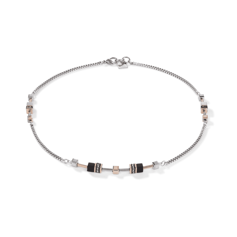 coeur-de-lion-geocube-multitask-4-in-1-necklace-rose-silver-5008101631