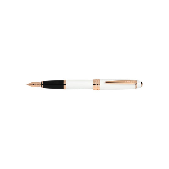 Bailey Fountain Pen - Pearlescent White - AT0456-22MF