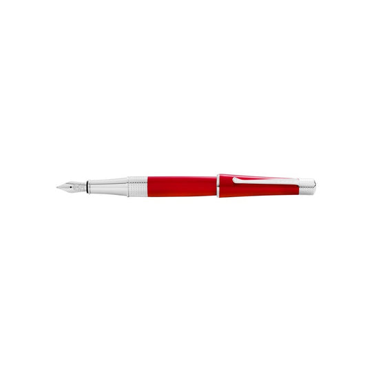 Beverly Fountain Pen - Translucent Red - AT0496-27MS