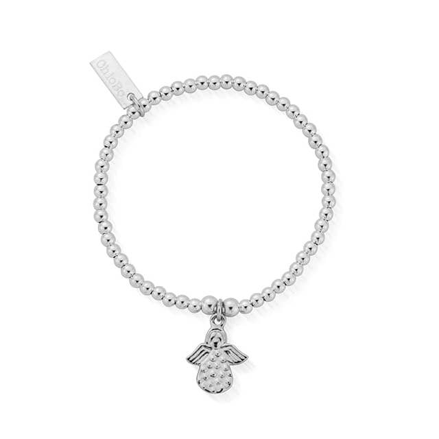 Children's Made For An Angel Charm Bracelet - Silver - CSBCC822
