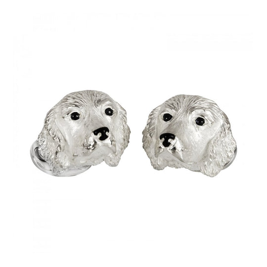 Deakin & Francis Spaniel Cufflinks - Silver ~ C1907X0001