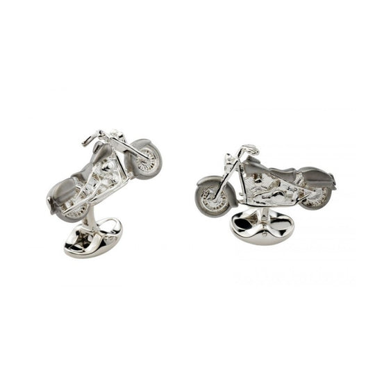 Silver Motorbike Cufflinks - C1501X0001