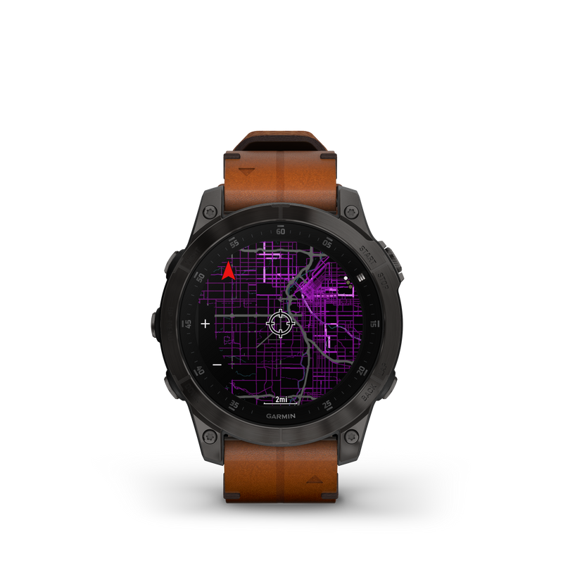 Epix Gen 2 Smart Watch, 47mm - Black/Chestnut - 010-02582-30