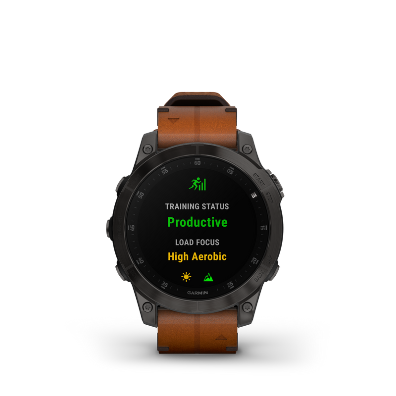 Epix Gen 2 Smart Watch, 47mm - Black/Chestnut - 010-02582-30