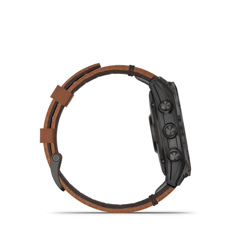 Epix Gen 2 Smart Watch, 47mm - Black/Chestnut - 010-02582-30