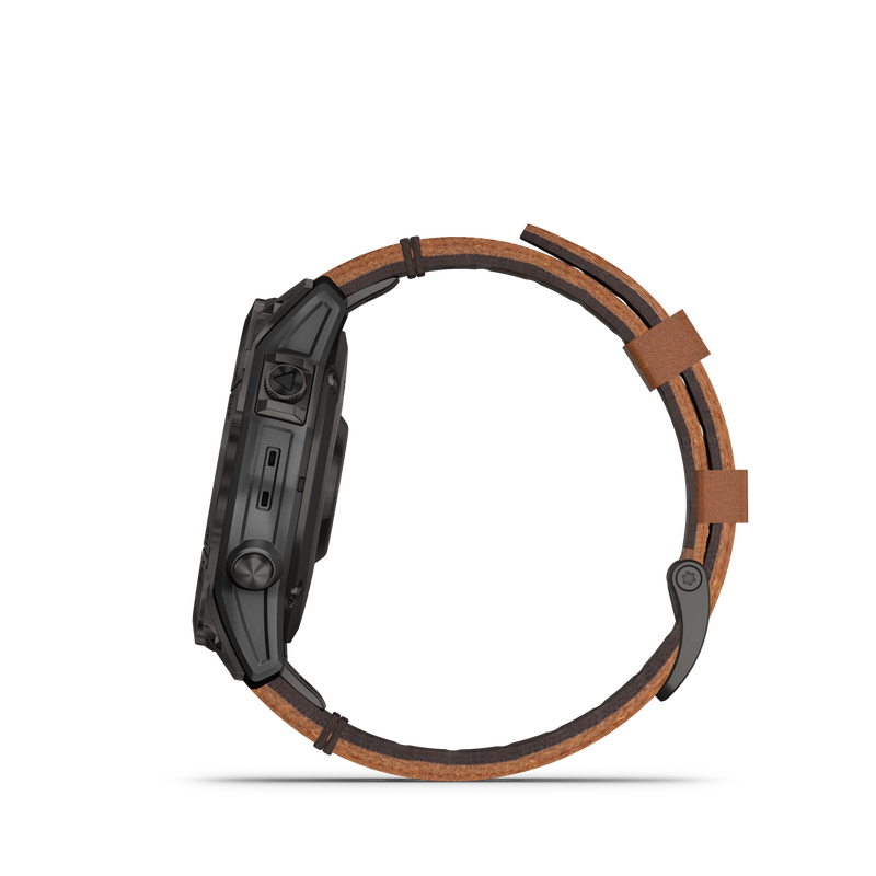 Epix Gen 2 Smart Watch, 47mm - Black/Chestnut - 010-02582-30