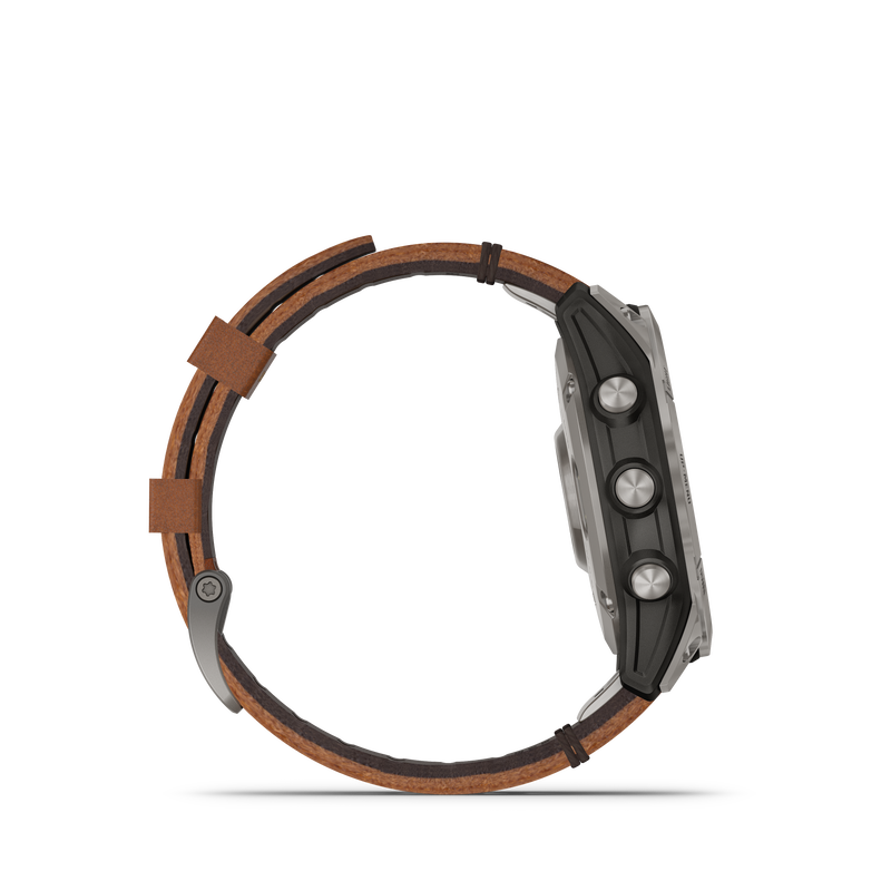 Fenix 7 Solar Smart Watch - Graphite/Chestnut - 010-02540-31